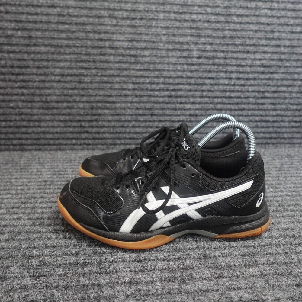 Asics Shoes Womens 7.5 Black Gel-Rocket Athletic Sneakers Vollyball Tennis